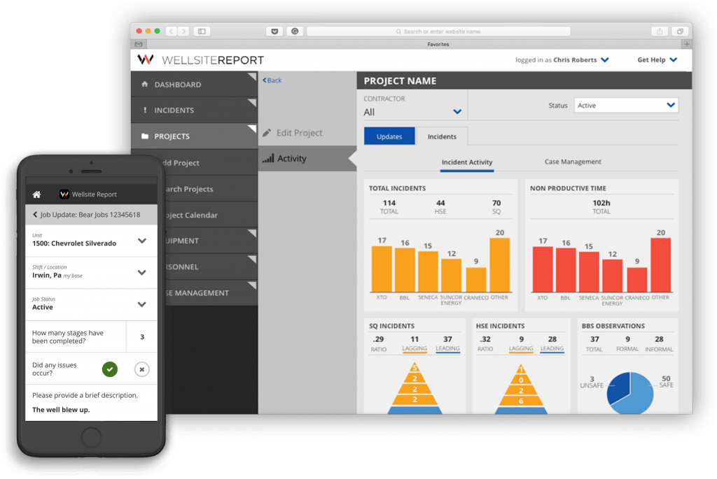 Case study – Wellsite Report
